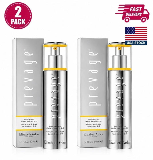 Elizabeth Arden Prevage Anti-Aging Daily Serum 2.0, 1.7 fl oz (50ml), Pack of 2