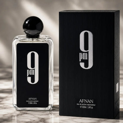 Afnan 9 PM Eau de Parfum for Men 100 mL / 3.4 fl oz – Brand New