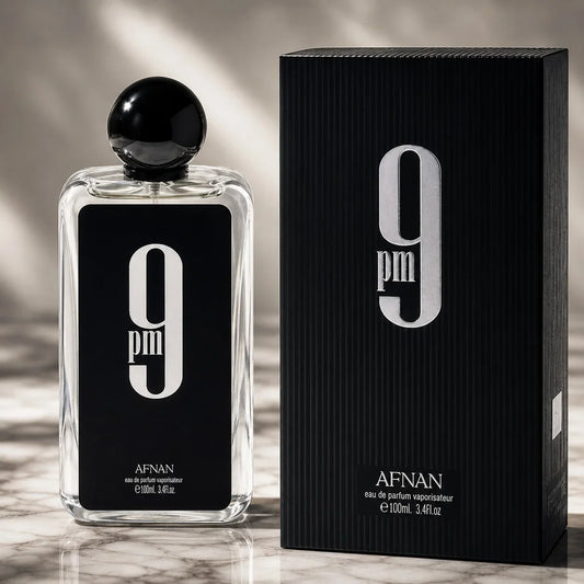 Afnan 9 PM Eau de Parfum for Men 100 mL / 3.4 fl oz – Brand New