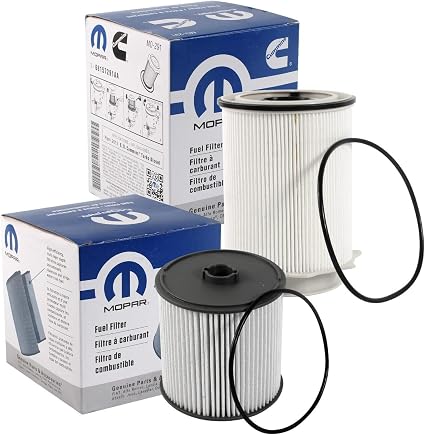 Mopar Fuel Filter 68157291AA – Diesel Engine Replacement – 2 Pack