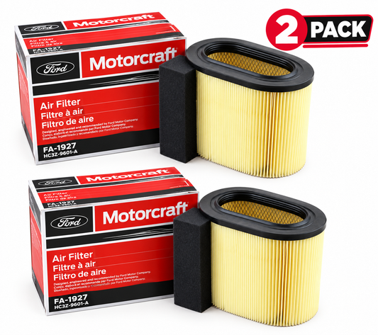 Genuine OEM Motorcraft FA-1927 Air Filter 2 Pack HC3Z-9601-A for Ford 6.7L Powerstroke Diesel