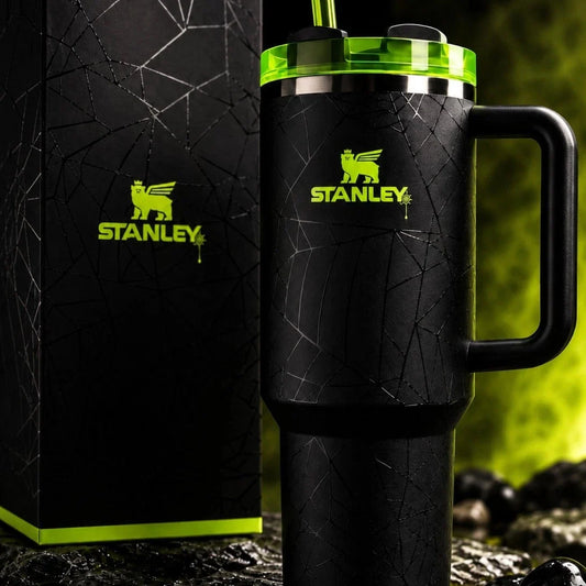Stanley Halloween Web Glow H2.0 Quencher 40oz Tumbler Limited Edition – New