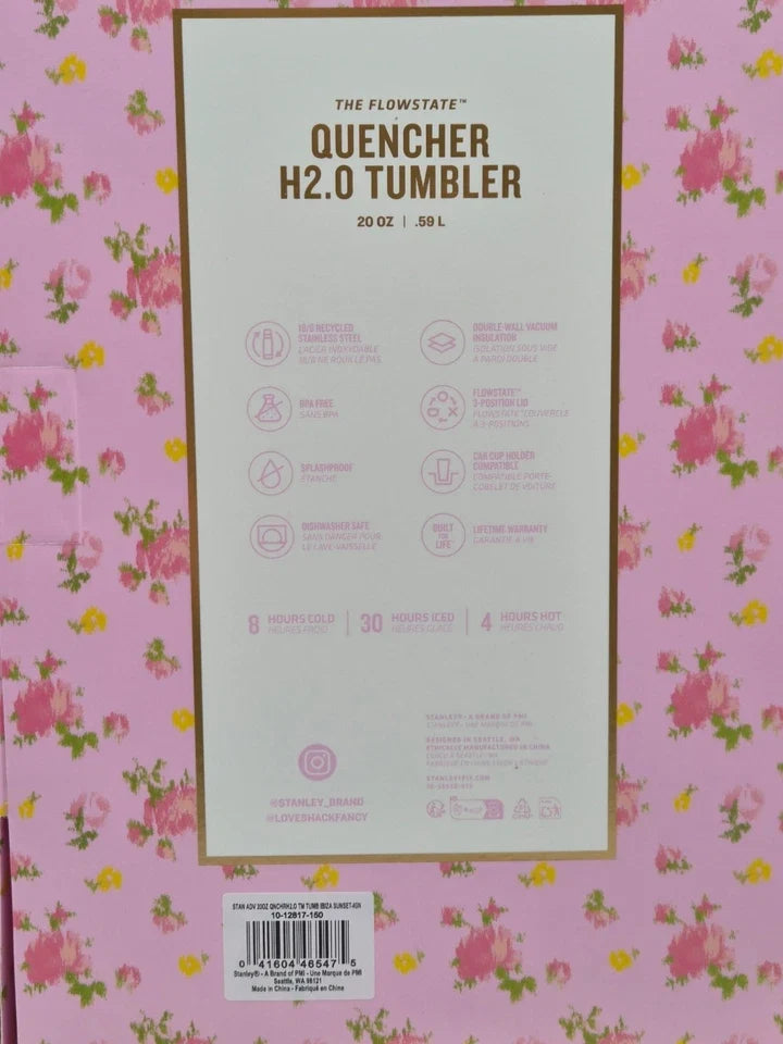 Stanley x LoveShackFancy Ibiza Sunset Quencher Tumbler – Limited Edition