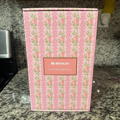 LoveShackFancy x Stanley 40oz Quencher Tumbler Blooming Heirloom Edition