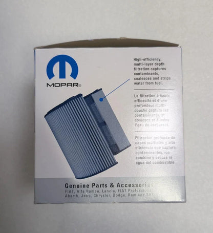 Mopar Fuel Filter 6843 6631 AA-001 – Pack of 2, Genuine OEM Replacement Filters
