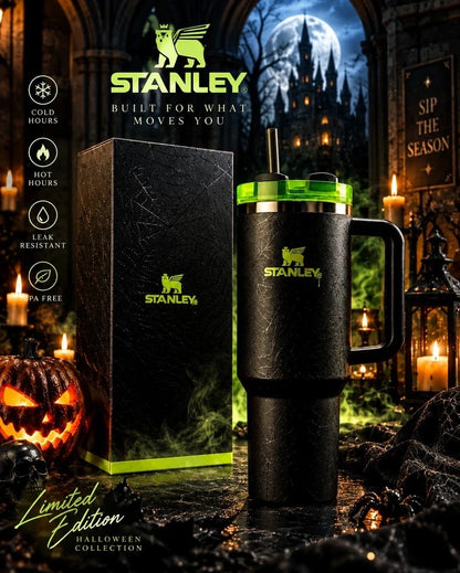 Stanley Halloween Web Glow H2.0 Quencher 40oz Tumbler Limited Edition – New